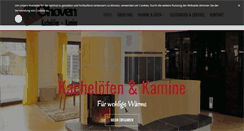 Desktop Screenshot of ohoven-ofenbau.de